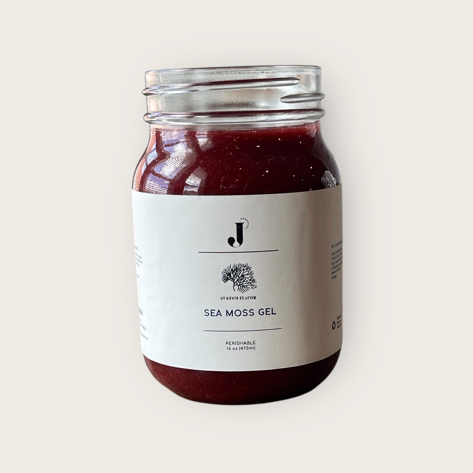 Custom Flavor Sea Moss Gel- 16 oz