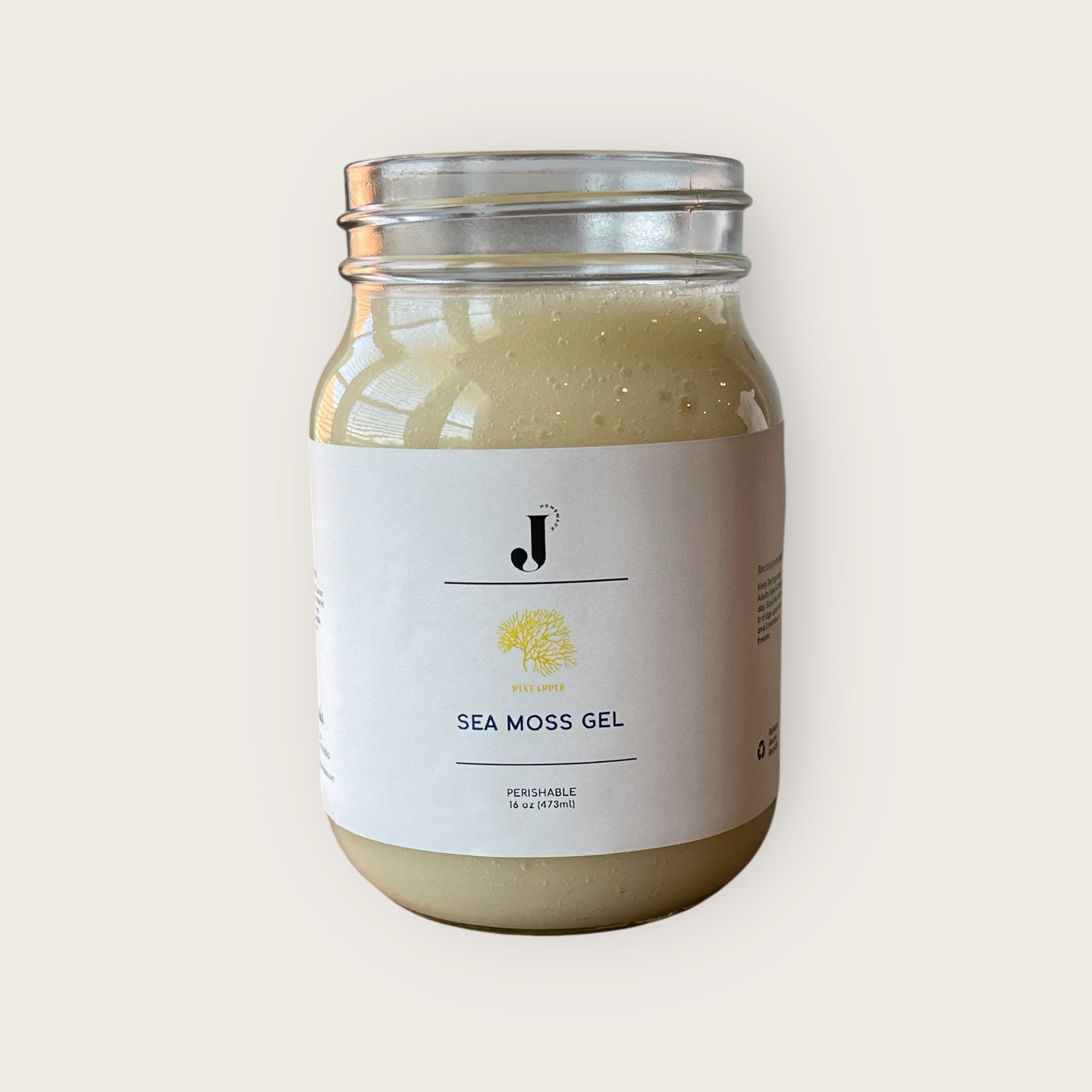 Pineapple Sea Moss Gel- 16 oz