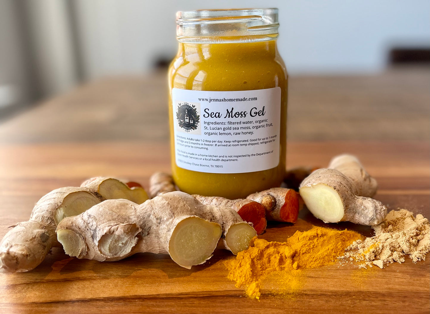 Turmeric Ginger Sea Moss Gel